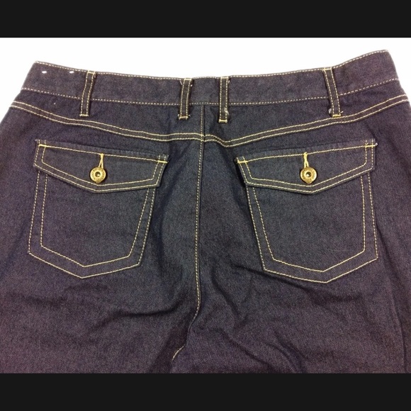 Sag Harbor Dark Blue Flare Jeans sz 14 - Picture 4 of 7